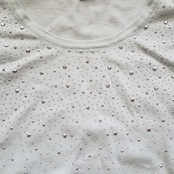 Candies mint rhinestone sweater - largest - Picture 4 of 8